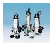 Submersible pumps with entrained solids