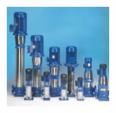 Vertical multistage centrifugal pumps